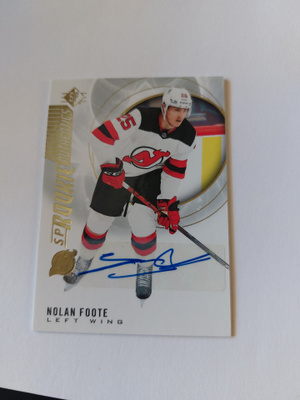 2020-21 SP Signatures #126 Nolan Foote