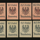 Itävalta Notgeld 2x20, 2x40, 2x60, 2x80 Heller, Brandenberg - pikkukuva 2