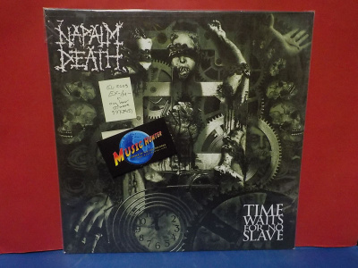 NAPALM DEATH - TIME WAITS FOR NO SLAVE EX-/M- EU 2009 LP