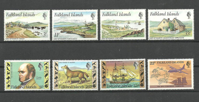 FALKLAND-SAARET pieni levyllinen merkkejä **