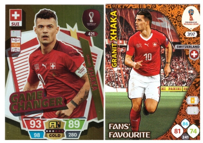 2 x GRANIT XHAKA Sveitsi, Jalkapallo