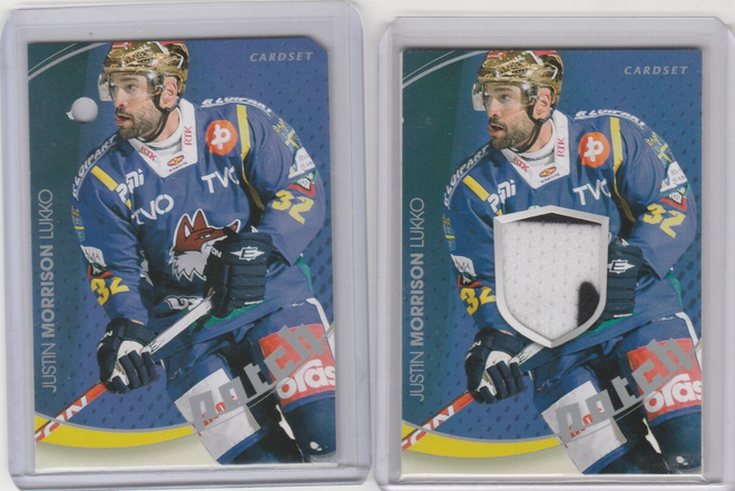 2011/12 Cardset Patch Justin Morrison , Lukko