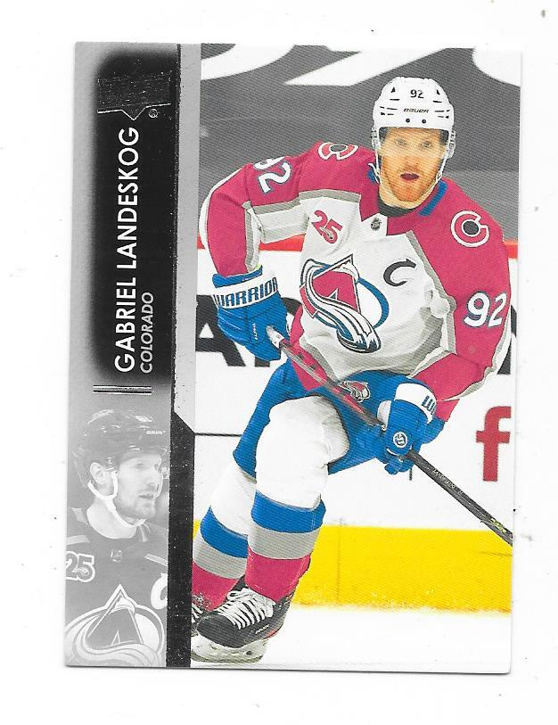 2021-22 Upper Deck #49 Gabriel Landeskog , Colorado Avalanch