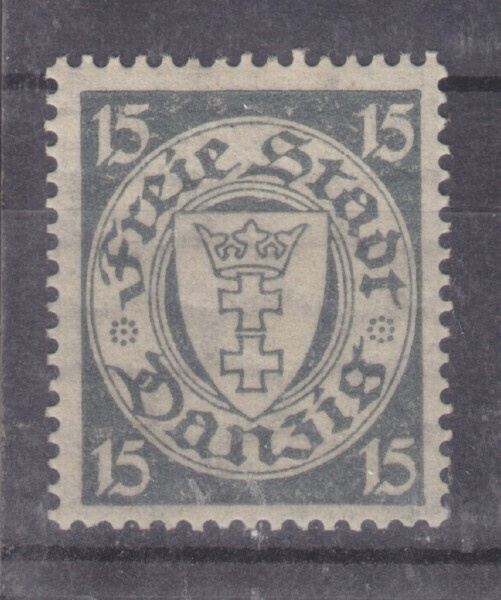 Saksa reich Danzig 1924 Mi195 postituoreena.
