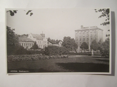 VANHA Postikortti Kotka 1950-l Alkup.Mallikappale