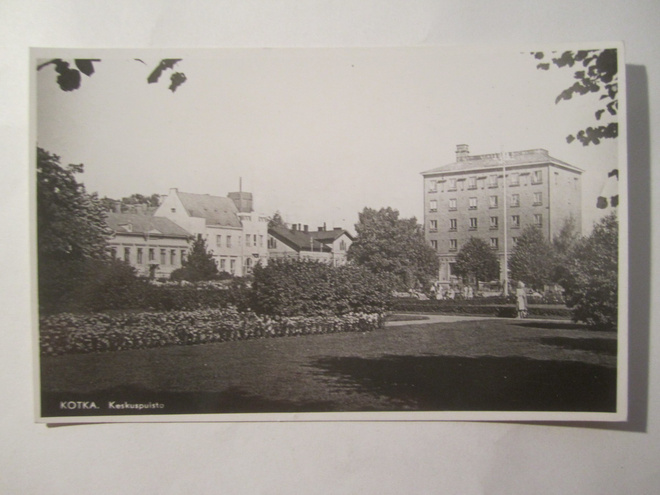 VANHA Postikortti Kotka 1950-l Alkup.Mallikappale
