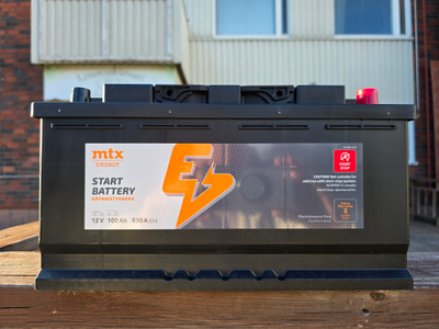 MTX Energy käynnistysakku 100Ah/830A P353xL175xK190 -+