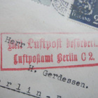 Ilmaposti kirje Saksaan vuodelta 1930  tuloleimoin - pikkukuva 2