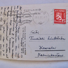 VANHA Postikortti Kuopio 1953 Karhumäki - pikkukuva 2