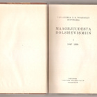 Wrangel: Muistelmia maaorjuudesta bolshevismiin 1-2, sid, K3 - pikkukuva 2