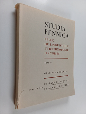 Aarni (publ.) Penttilä ym. : Studia Fennica : Revue de li...
