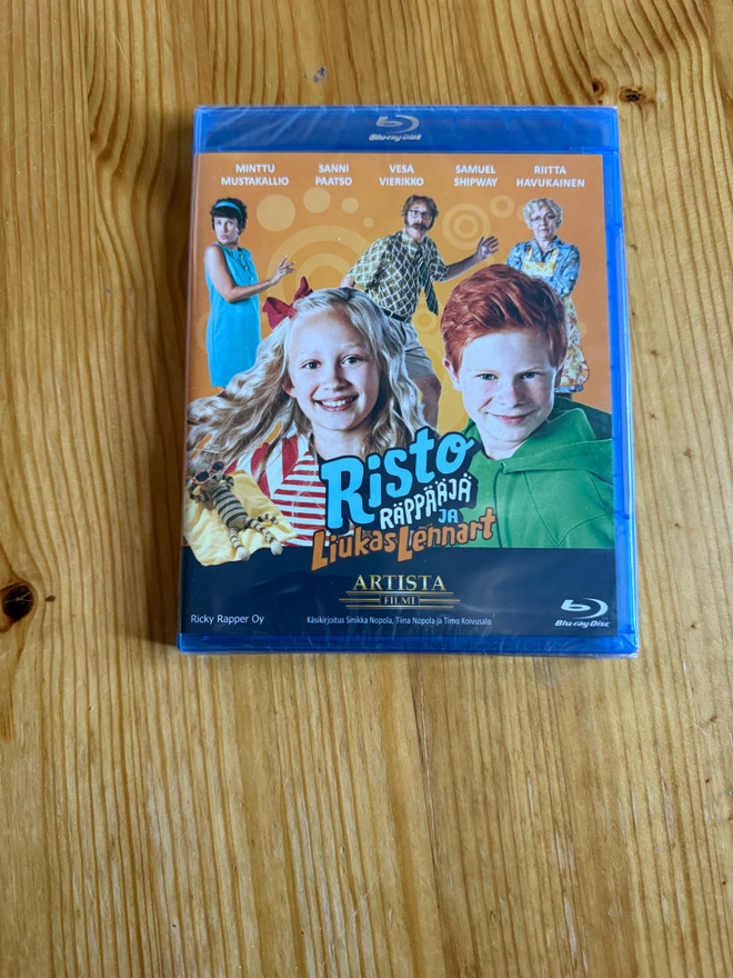 Risto Räppääjä ja liukas Lennart  blu-ray