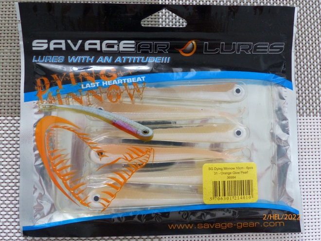 SAVAGE-GEAR Dying Minnow 10cm Väri: Orange Glow/Pearl