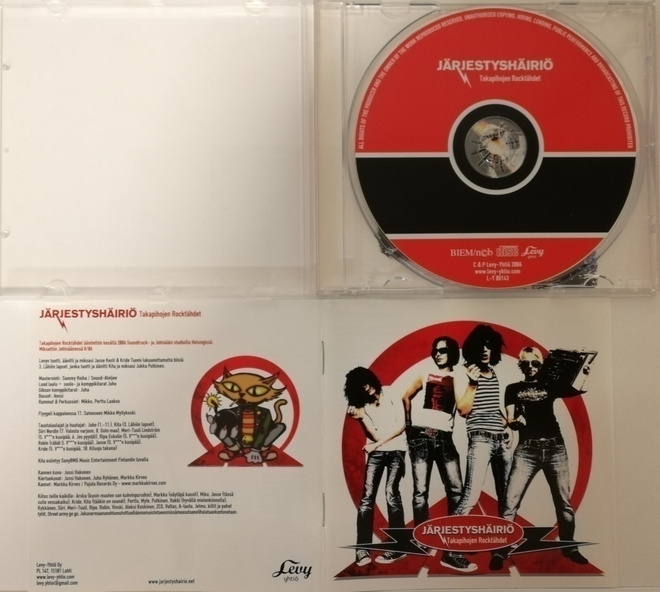 Järjestyshäiriö: Takapihojen Rocktähdet CD