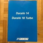Esite Fiat Ducato 14 & Ducato 18 Turbo 1986 - pikkukuva 1