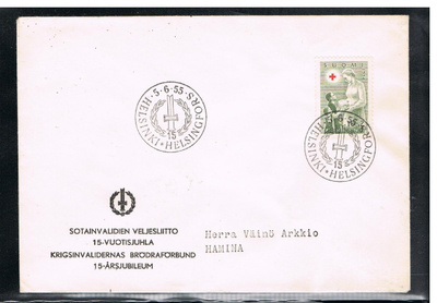 1955 Hki - Sotainvalidien veljesliitto 15v 5.6.
