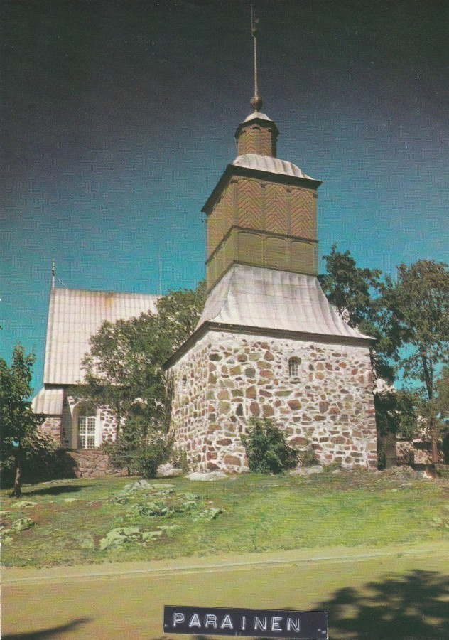 KIRKKOKORTTI - PARAISTEN KIRKKO - 4/1