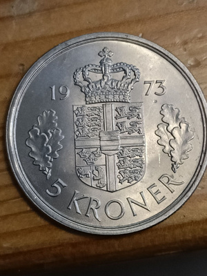Tanska 5kr 1973