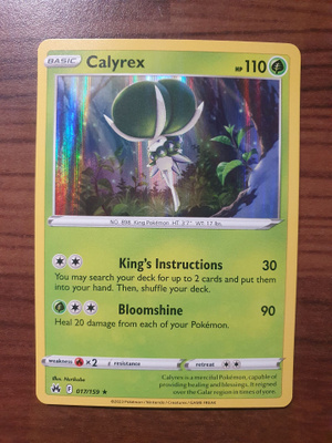 Pokemon Calyrex 017/159 Holo rare