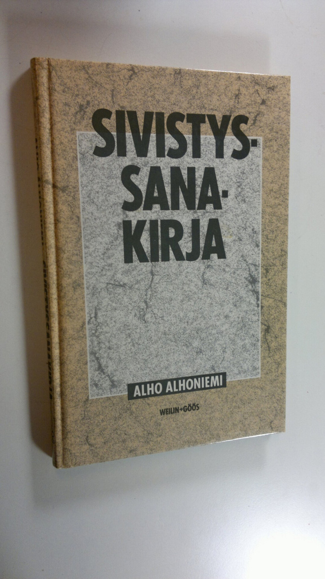 Alho Alhoniemi : Sivistyssanakirja