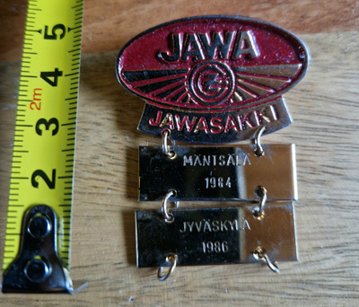 JAVA JAWASAKKI Ruuvimerkki 1980-luvulta