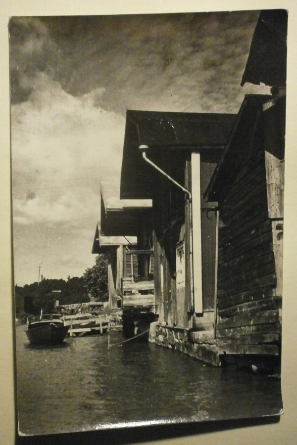 Porvoo, ranta-aittoja, mv valokuvapk (Othman), p. 1958