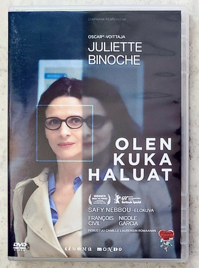 OLEN KUKA HALUAT – MINT! Suomi-DVD 2019 - Juliette Binoche