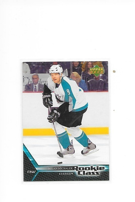 2005-06 UD Rookie Class #18 Milan Michalek San Jose RC