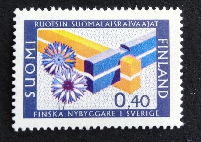 1967 Ruotsin suomalaisraivaajat 0,40 mk **
