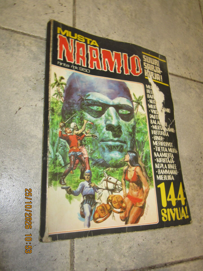 MUSTANAAMIO SUURI SARJAKIRJA ( 1 p. 1973 )