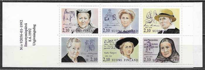 Postimerkkivihko V16 ** ( Naisvaikuttajia )