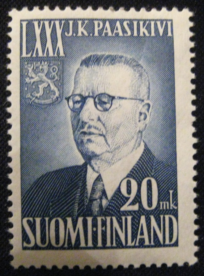 J.K.Paasikivi 80 vuotta 2711.1950** (loo)