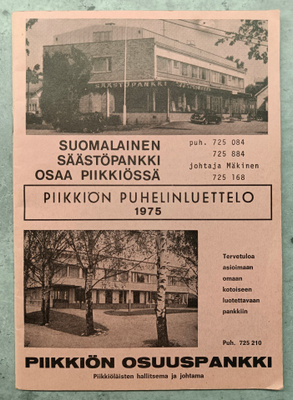Kaarina, Piikkiö puh.luettelo 1975
