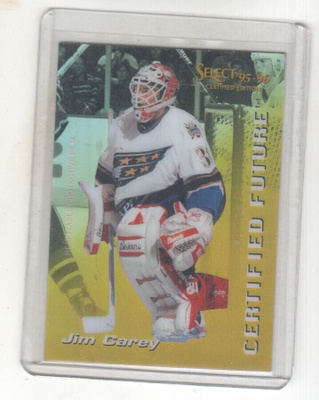 Jim carrey select certified erikoiskortti.