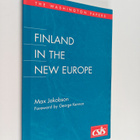 Max Jakobson : Finland in the New Europe - pikkukuva 1