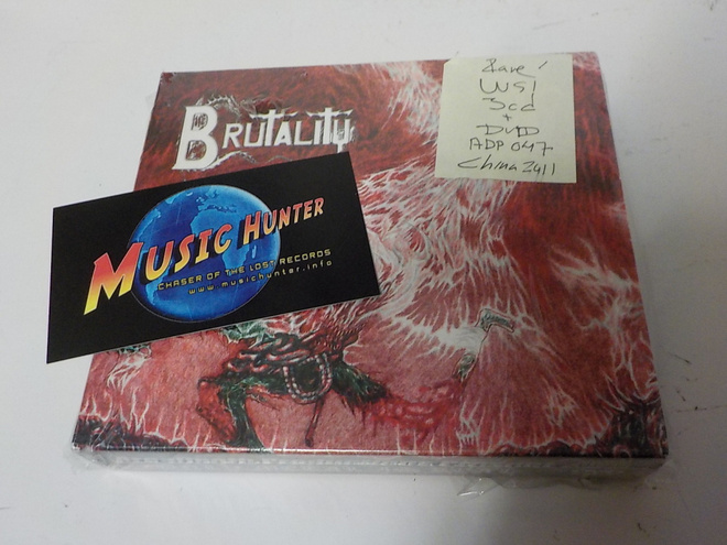 BRUTALITY - THE DEMOS RARE UUSI 3CD+DVD BOKSI (W)