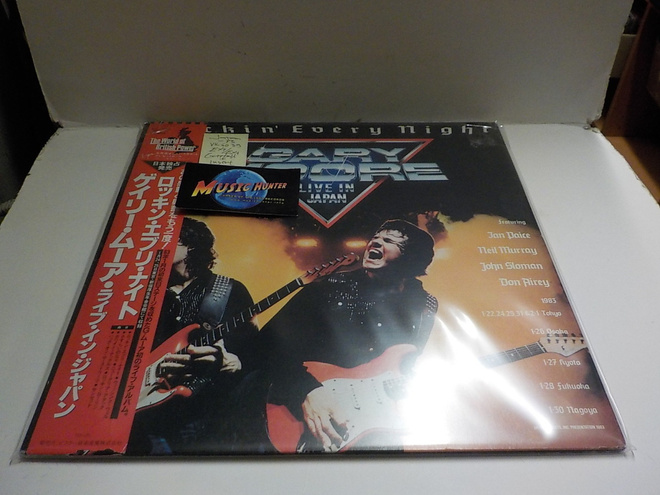 GARY MOORE - ROCKIN´ EVERY NIGHT LIVE IN JAPAN EX+/EX+ LP