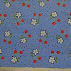 Iso Mansikka kuosinen retrokangas 240 cm x 145 cm - pikkukuva 2