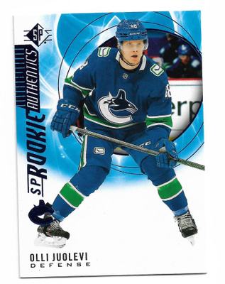 2020-21 SP Hockey Rookie Blue #132 Olli Juolevi
