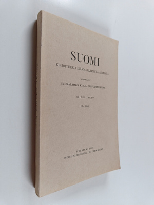 Suomi. - Kirjoituksia isänmaallisista aineista. Viides ja...