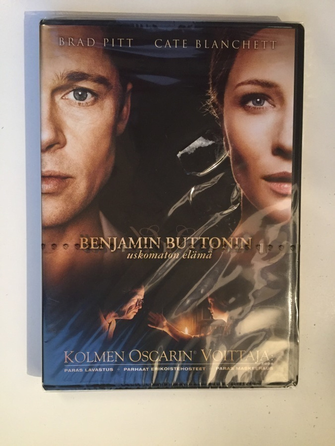 Benjamin Buttonin uskomaton elämä (2008) Brad Pitt UUSI! DVD