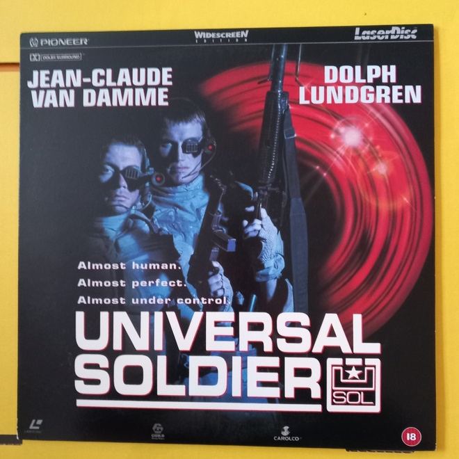 Van Damme Universal soldier Laserdisc