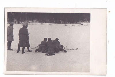 VANHA Valokuva Suojeluskunta Kuopio 1919 Postikorttikoko