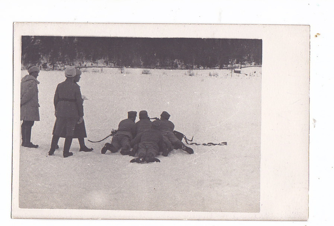 VANHA Valokuva Suojeluskunta Kuopio 1919 Postikorttikoko