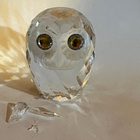 Swarovski 010022 Owl large (1979-2009) viallinen, palasina - pikkukuva 4
