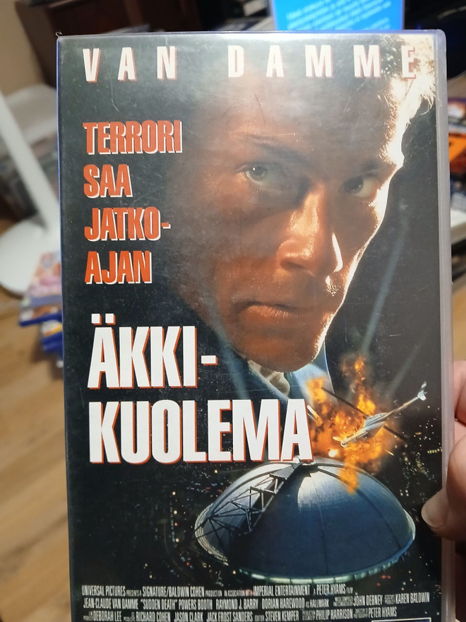 Äkkikuolema vhs