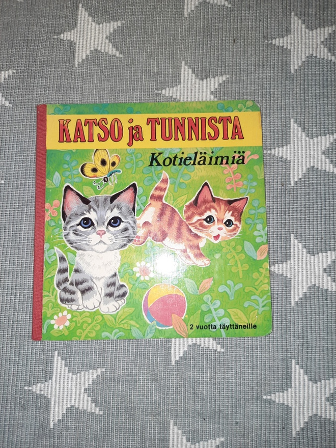Katso ja tunnista kotieläimiä retro kirja
