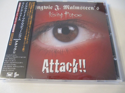 Yngwie J. Malmsteen's Rising Force – Attack!! Japani CD OBI