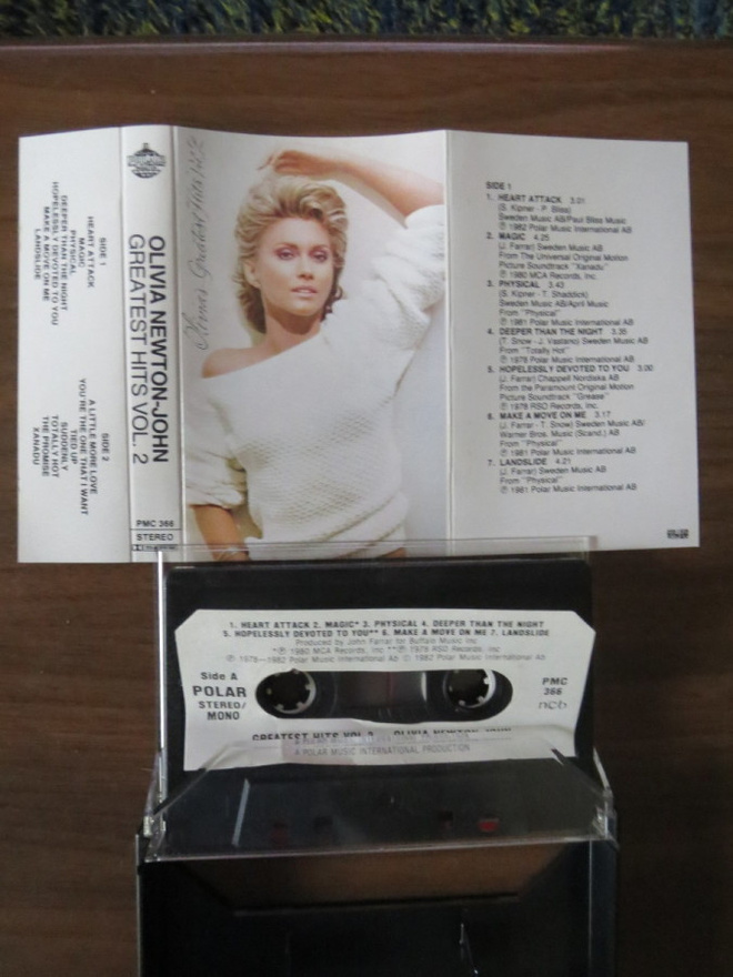 Olivia Newton-John: Greatest Hits Vol.2 c-kasetti
