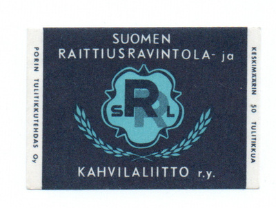 Porin tulitikkutehdas SRL Suomen Raittiusravintola-ja Kahvil